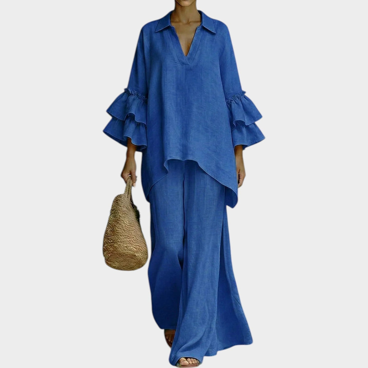 Conjunto de blusa oversized e pantalona — Bene Donna — imagem 06