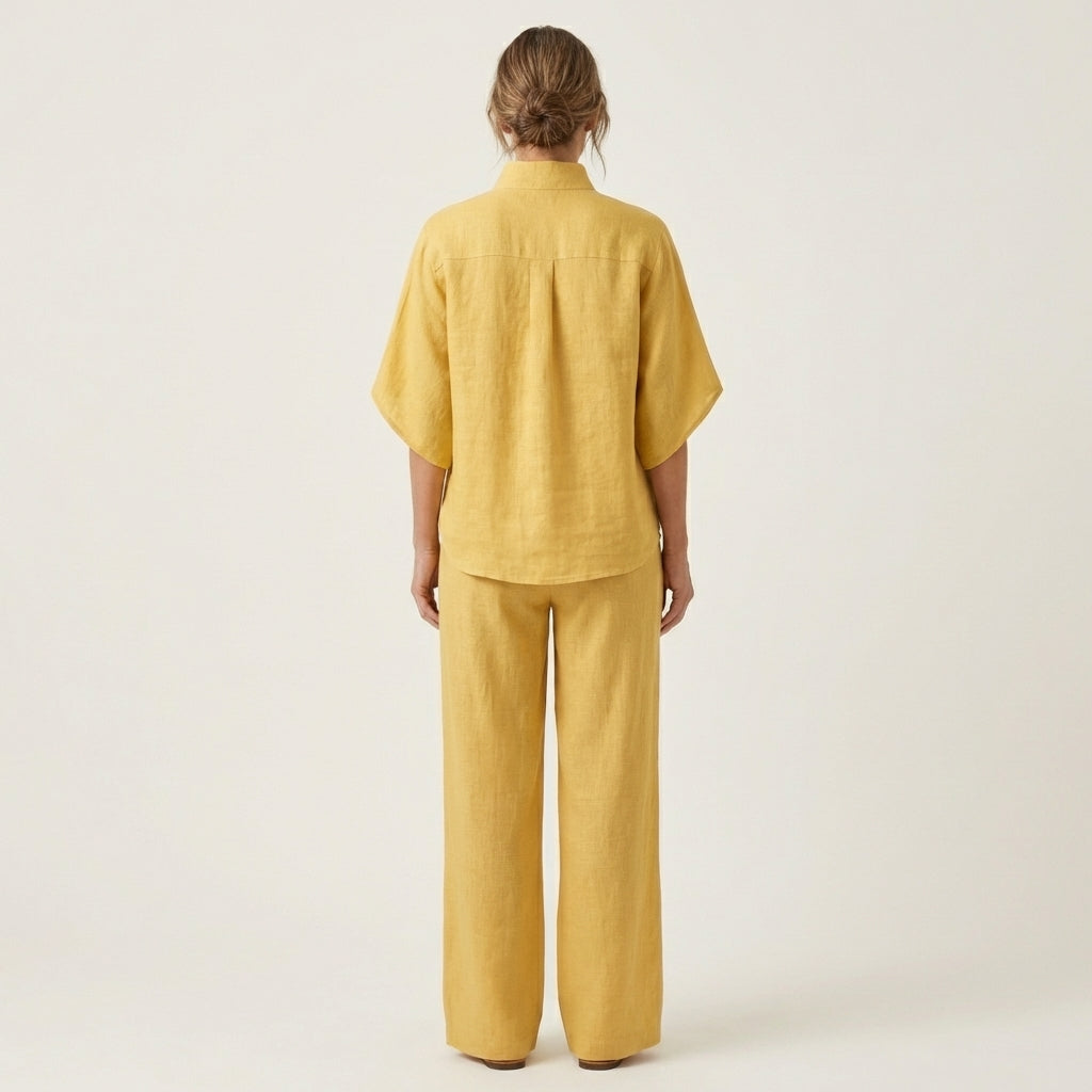 Conjunto de camisa ampla com mangas morcego e calça — Bene Donna — imagem 10