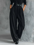 Conjunto de suéter de gola alta e calça reta — Bene Donna — imagem 06