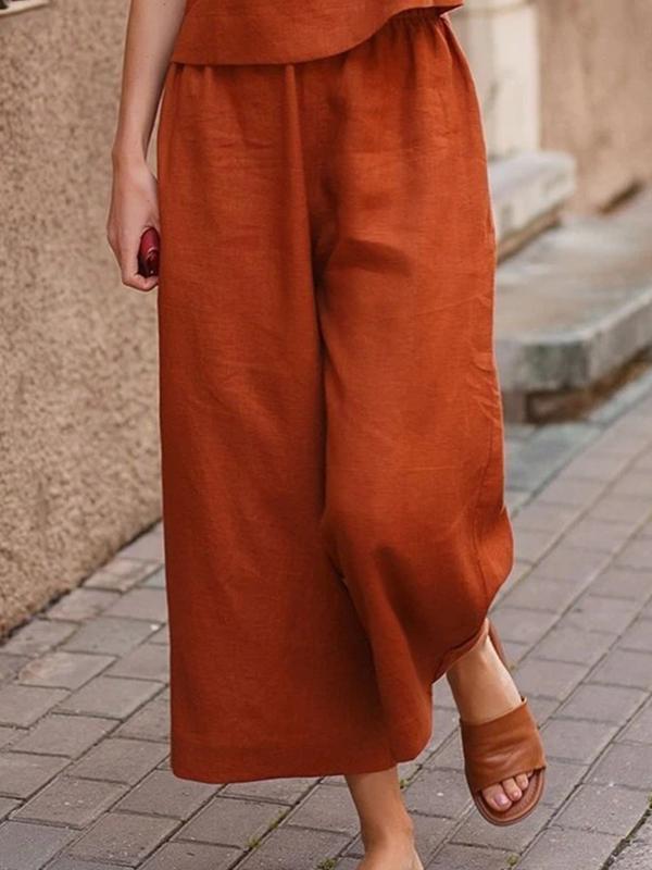 Conjunto feminino de blusa e calça pantacourt — Bene Donna — imagem 07