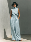 Conjunto feminino de regata e calça pantalona — Bene Donna — imagem 03