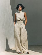 Conjunto feminino de regata e calça pantalona — Bene Donna — imagem 08