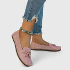 Mocassim com laço e costura aparente — Bene Donna — imagem 02