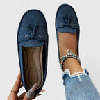 Mocassim com laço e costura aparente — Bene Donna — imagem 03