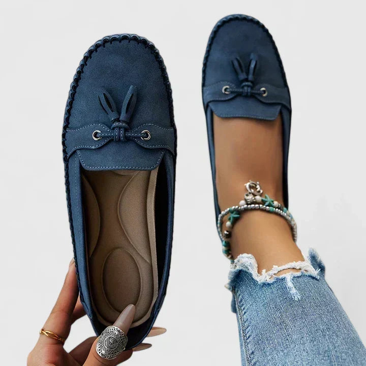 Mocassim com laço e costura aparente — Bene Donna — imagem 03