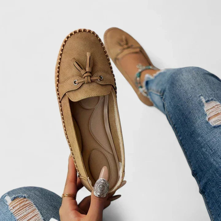 Mocassim com laço e costura aparente — Bene Donna — imagem 04
