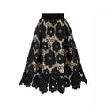 Saia Midi de Renda Boho — BeneDonna
