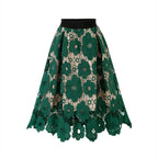Saia Midi de Renda Boho — BeneDonna