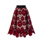 Saia Midi de Renda Boho — BeneDonna