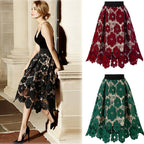 Saia Midi de Renda Boho — BeneDonna