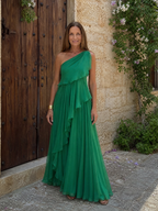 Vestido longo feminino com babados — Bene Donna — imagem 05