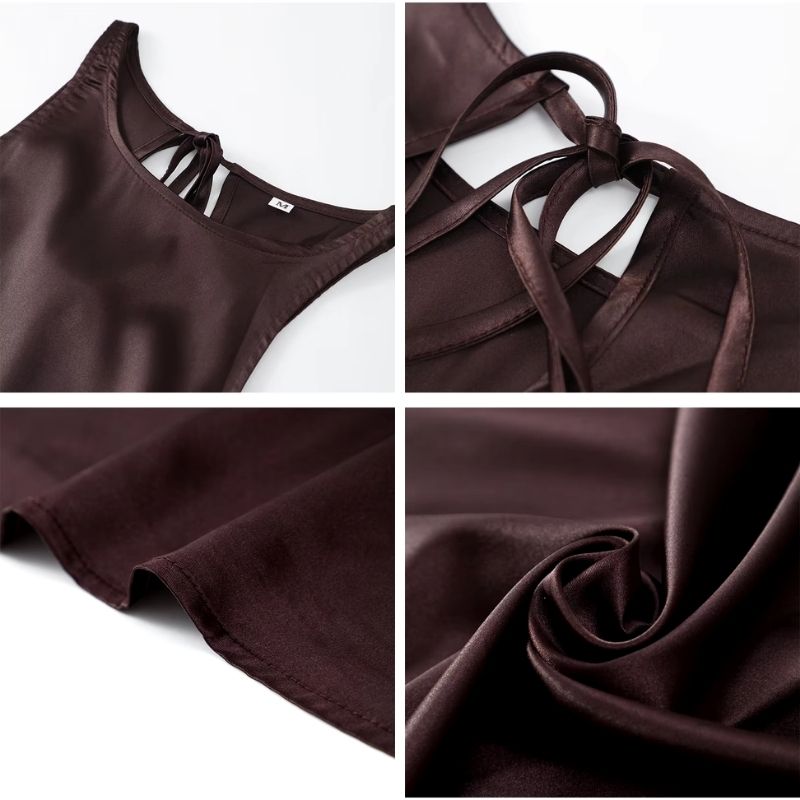 Vestido longo feminino sem mangas — Bene Donna — imagem 05