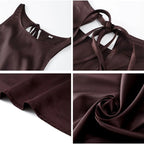 Vestido longo feminino sem mangas — Bene Donna — imagem 05