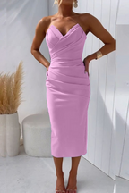 Vestido midi ajustado com franzidos — Bene Donna — imagem 11