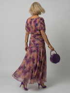 Vestido midi ombro a ombro com saia evasê — Bene Donna — imagem 12